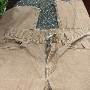 Boys H&M relaxed Jean pant, brown, size 11-12 Youth